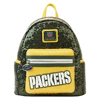 Loungefly Green Bay Packers Mini sac à dos à sequins