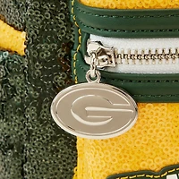 Loungefly Green Bay Packers Sequin Mini Backpack