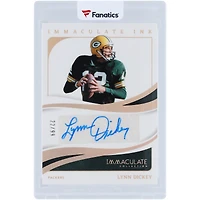 Carte autographiée de Lynn Dickey (Green Bay Packers), collection Panini Immaculate Ink 2024, Immaculate Ink #II-LDY #22/99