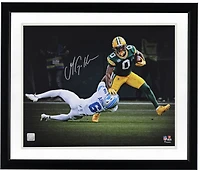 Matthew Golden Green Bay Packers Autographed 16" x 20" Stiff Arm Spotlight Photograph