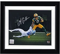Matthew Golden Green Bay Packers Autographed 8" x 10" Stiff Arm Spotlight Photograph