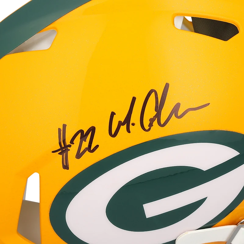 Matthew Golden Green Bay Packers Autographed Riddell Speed Authentic Helmet