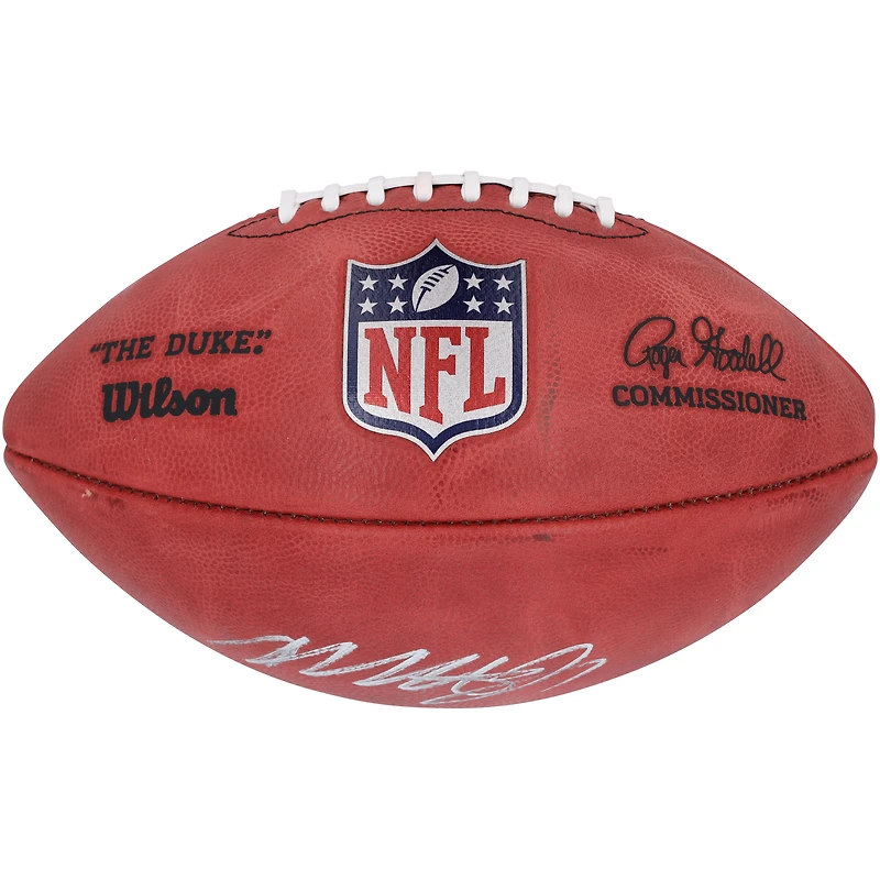 Mecole Hardman Green Bay Packers Autographed Wilson Duke Full Color Football