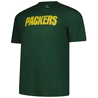 Men's Fanatics  Green Bay Packers Big & Tall Number One Dad T-Shirt