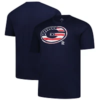 Men's Fanatics  Navy Green Bay Packers Big & Tall Americana T-Shirt