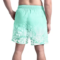 Short de bain Margaritaville Teal pour homme des Green Bay Packers Lagoon Fiesta