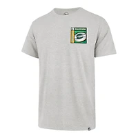 Men's '47  Gray Green Bay Packers Chrome Plate Franklin T-Shirt