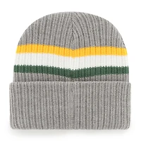 Bonnet en tricot gris à revers Green Bay Packers '47 pour hommes