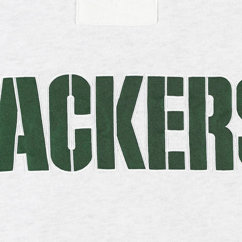 Chandail à capuchon lacets gris chiné pour hommes '47 Green Bay Packers