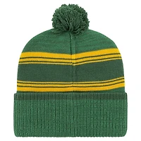 Men's '47 Green Green Bay Packers Fadeout Cuffed Knit Hat with Pom