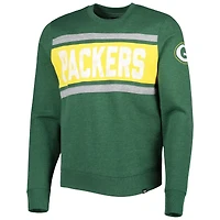 Sweat-shirt '47 vert chiné Green Bay Packers Bypass Tribeca pour homme