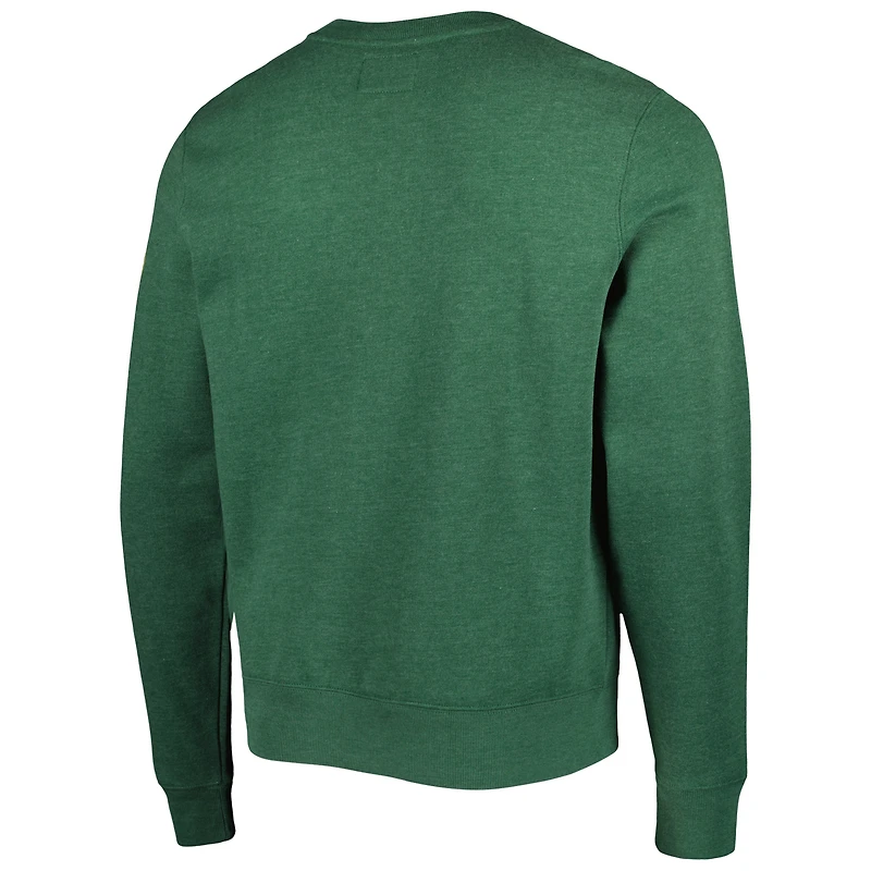 Sweat-shirt '47 vert chiné Green Bay Packers Bypass Tribeca pour homme