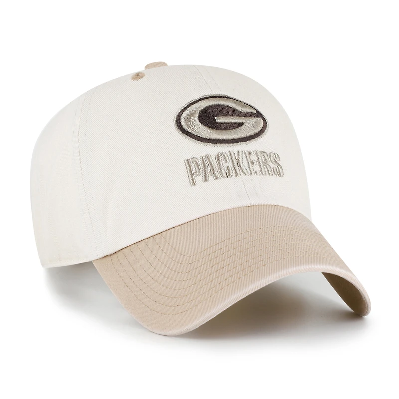 Men's '47  Natural/Tan Green Bay Packers Neutral Terrain Clean Up Adjustable Hat
