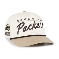 Casquette homme '47 Naturel/Beige Green Bay Packers Neutral Terrain Hitch Rope ajustable