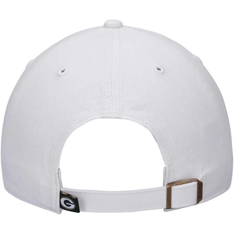 Men's '47 White Green Bay Packers Clean Up Adjustable Hat