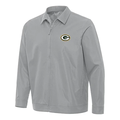 Veste zippée Pivot pour homme, gris antigua, des Green Bay Packers