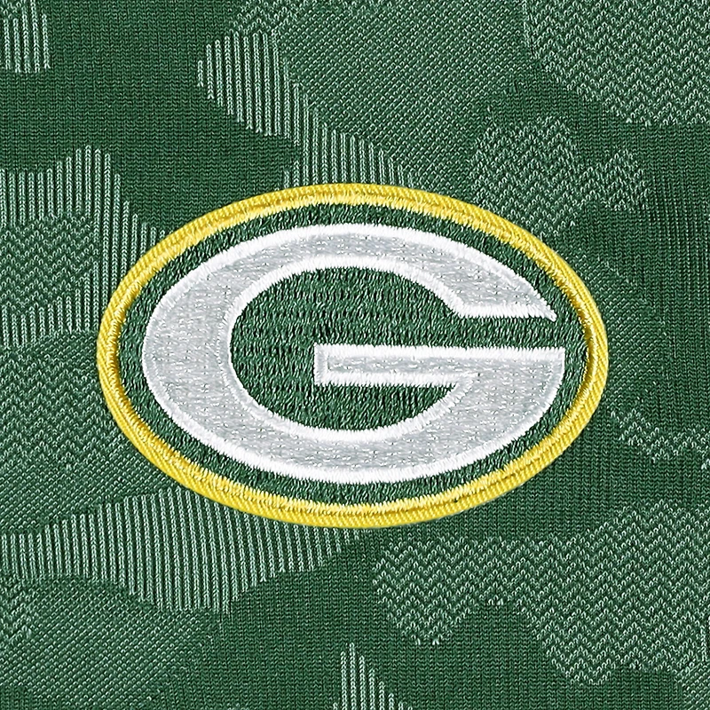 Men's Antigua Green Bay Packers Brigade Quarter-Zip Sweatshirt