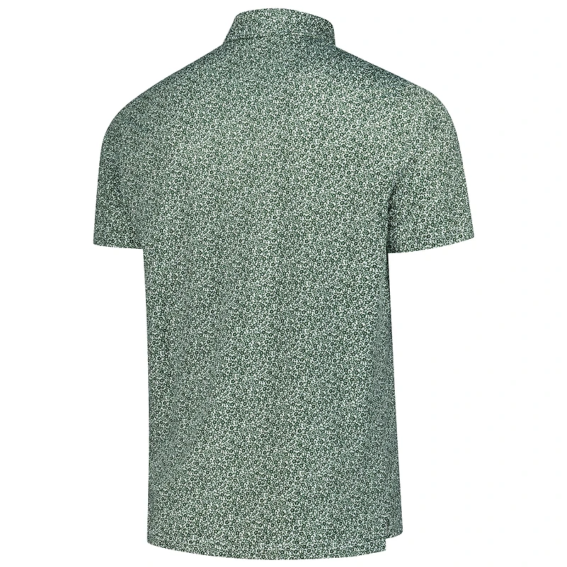 Polo à imprimé fleuri des Packers de Green Bay pour homme, vert Antigua