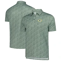 Men's Antigua Green Bay Packers Field Ditsy Polo