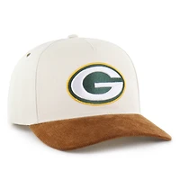 Men's Carhartt x '47 Natural/Brown Green Bay Packers Undyed Relaxed Hitch Adjustable Hat