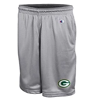 Short en maille classique Champion Green Bay Packers gris pour homme