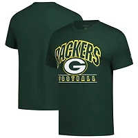 T-shirt de football américain Champion Green des Packers Bay pour homme