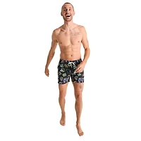 Maillot de bain classique doublé pour homme Chubbies, noir, des Packers Green Bay, The Neon, 5,5 pouces