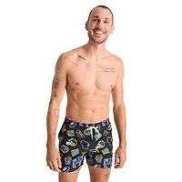 Maillot de bain classique doublé pour homme Chubbies, noir, des Packers Green Bay, The Neon, 5,5 pouces