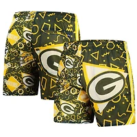 Short en maille Chubbies Green pour homme des Packers de Bay