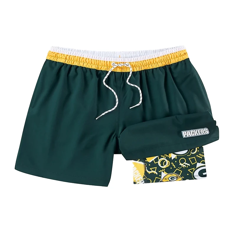 Maillot de bain doublé The Secret Green Bay Packers pour homme