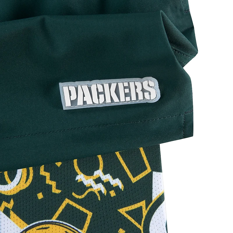 Men's Chubbies Green Bay Packers The Secret Lined Swim Trunks