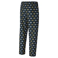 Men's Concepts Sport Green Bay Packers Record Allover Print Knit Pants