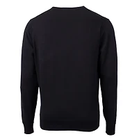 Pull à col en V noir pour homme, Cutter & Buck, avec logo des Packers de Green Bay, Lakemont Tri-Blend