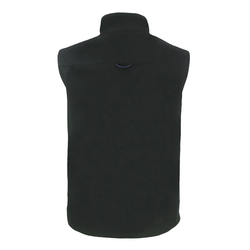 Gilet zippé entièrement recyclé pour homme Cutter & Buck Black Green Bay Packers Throwback Charter Eco
