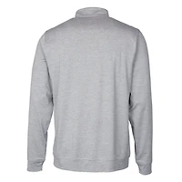 Pull zippé quart de tour gris chiné Stealth des Green Bay Packers pour homme, Cutter & Buck