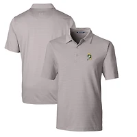 Polo extensible à rayures crayon Forge avec logo rétro des Packers de Green Bay pour homme, gris Cutter & Buck