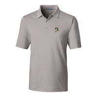 Polo extensible à rayures crayon Forge avec logo rétro des Packers de Green Bay pour homme, gris Cutter & Buck