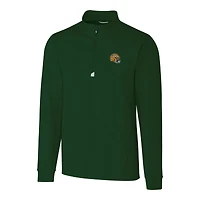 Pull-over extensible à quart de zip pour homme Cutter & Buck Green des Packers Bay