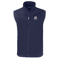 Gilet zippé écologique Americana Charter pour homme, bleu marine, Cutter & Buck, Green Bay Packers, grande taille