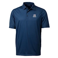 Polo extensible à imprimé double point Pike pour homme, bleu marine, Cutter & Buck, des Green Bay Packers, taille grande et