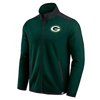 Veste polaire à fermeture éclair intégrale color block pour homme de la collection Darius Rucker Fanatics Green Bay Packers