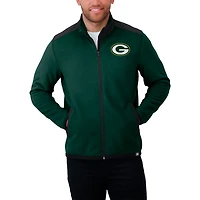 Veste polaire à fermeture éclair intégrale color block pour homme de la collection Darius Rucker Fanatics Green Bay Packers