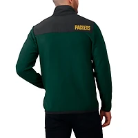 Veste polaire à fermeture éclair intégrale color block pour homme de la collection Darius Rucker Fanatics Green Bay Packers