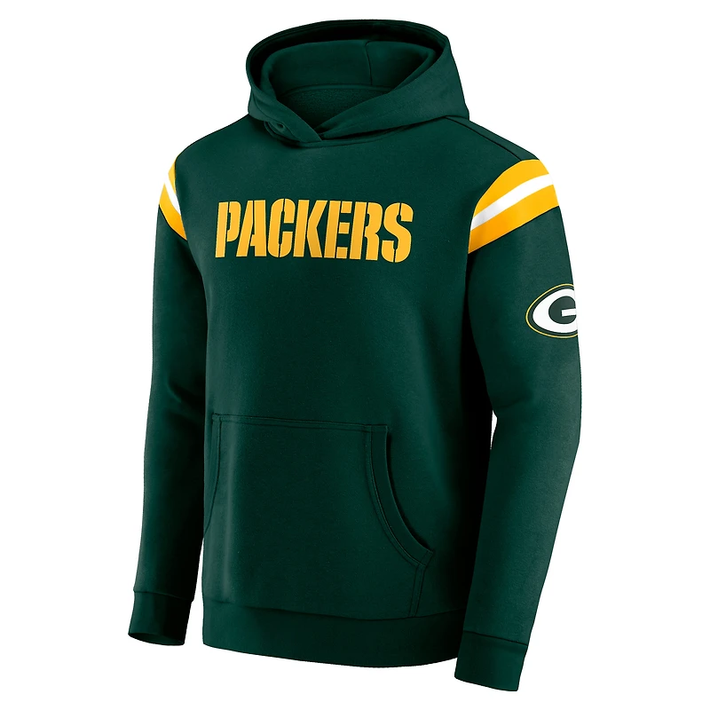 Men's Darius Rucker Collection by Fanatics Green Bay Packers Football Washed Pullover Hoodie
