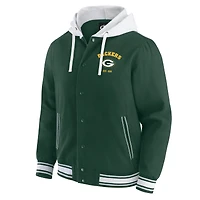 Men's Darius Rucker Collection by Fanatics Green Bay Packers Full-Snap Hoodie Jacket
