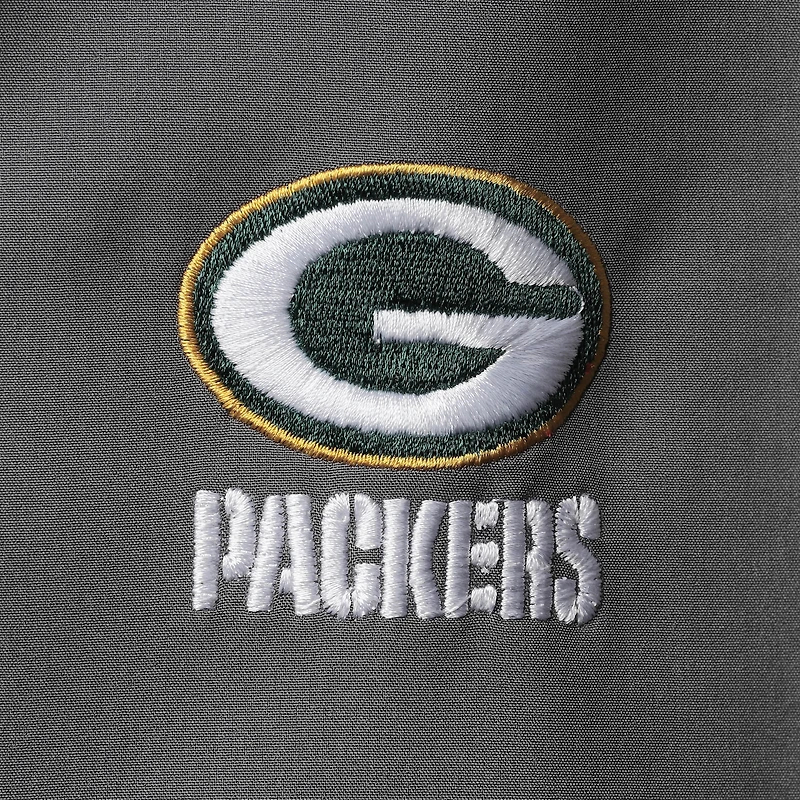 Dunbrooke Charcoal Green Bay Packers Circle Veste Softshell Fleece Full-Zip pour homme