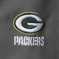 Dunbrooke Charcoal Green Bay Packers Circle Veste Softshell Fleece Full-Zip pour homme