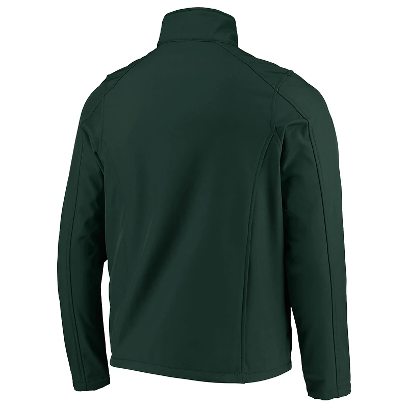 Dunbrooke Green Bay Packers Sonoma Softshell Veste à fermeture éclair intégrale pour homme