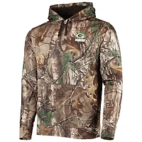 Men's Dunbrooke Realtree Camo Green Bay Packers Circle Champion Tech Fleece Pullover Hoodie