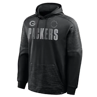 Men's Fanatics Black Green Bay Packers Chip Shot Pullover Hoodie